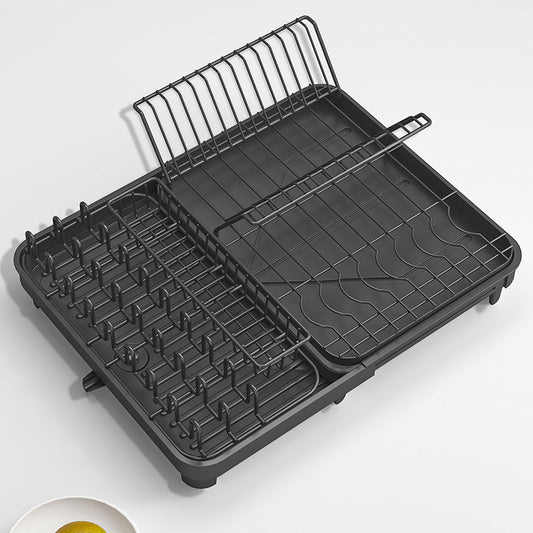 Kitchen dish storage rack
